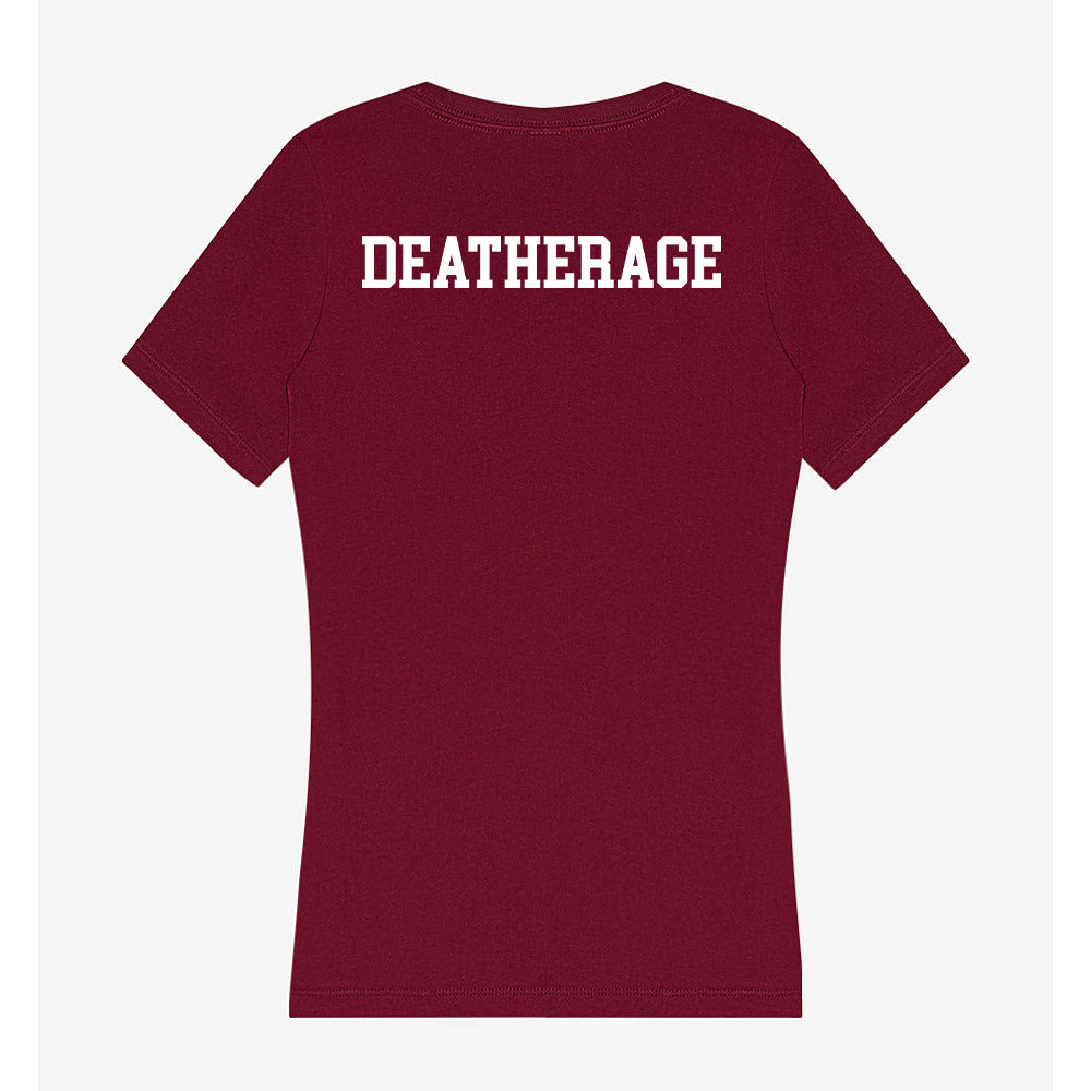 FSU - NCAA Women's Tennis : Mary Boyce Deatherage - Women's V-Neck T-Shirt-1
