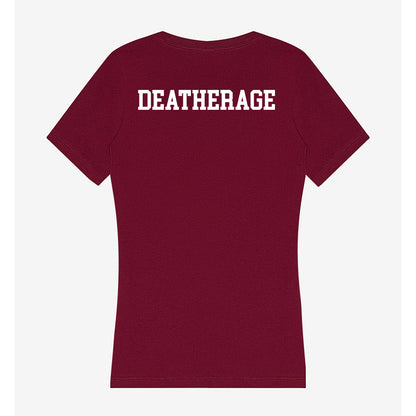 FSU - NCAA Women's Tennis : Mary Boyce Deatherage - Women's V-Neck T-Shirt-1