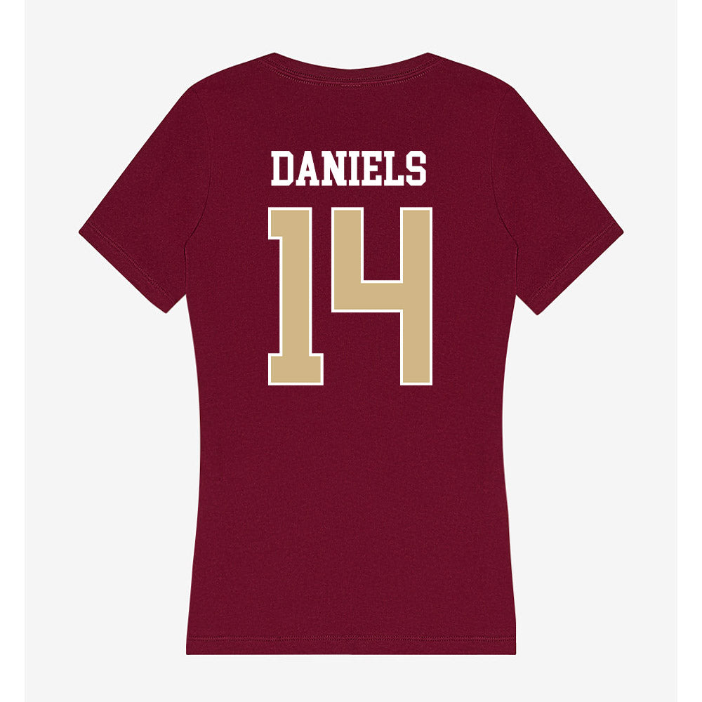 FSU - NCAA Football : Ashton Daniels - Women's V-Neck T-Shirt-1