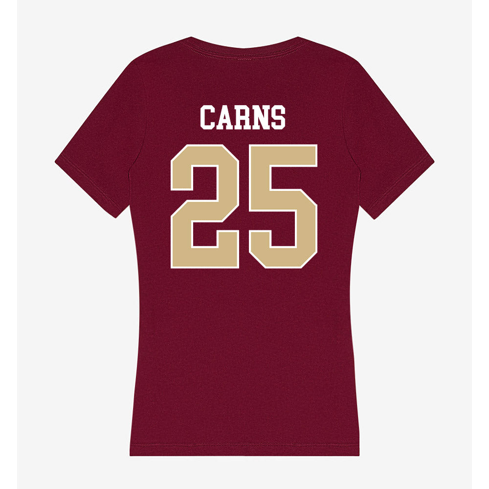 FSU - NCAA Baseball : Hunter Carns - Women's V-Neck T-Shirt-1