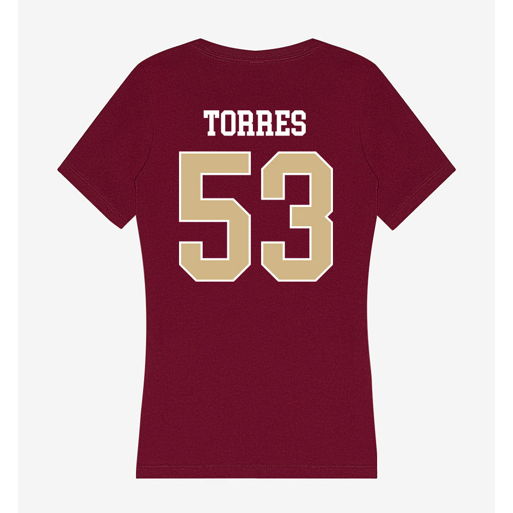 FSU - NCAA Football : Brandon Torres - Women's V-Neck T-Shirt-1