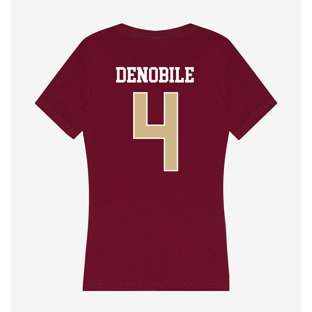 FSU - NCAA Football : Dean DeNobile - Women's V-Neck T-Shirt-1