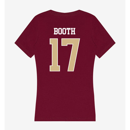FSU - NCAA Women's Lacrosse : Hadley Booth - Women's V-Neck T-Shirt-1