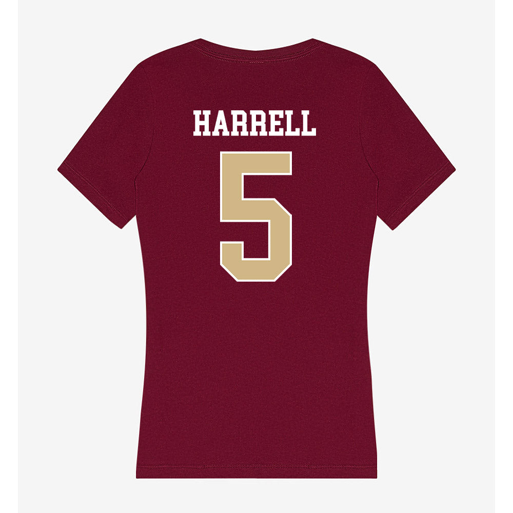 FSU - NCAA Women's Lacrosse : Summer Harrell - Women's V-Neck T-Shirt-1