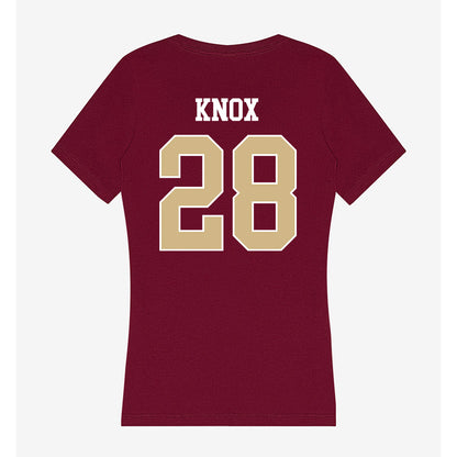 FSU - NCAA Women's Lacrosse : Marlo Knox - Women's V-Neck T-Shirt-1