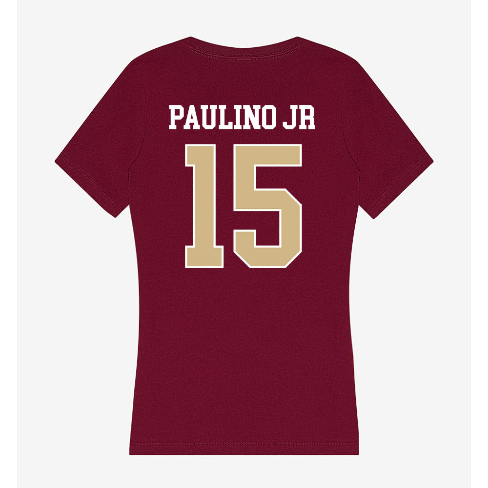 FSU - NCAA Baseball : Kelvyn Paulino Jr - Women's V-Neck T-Shirt-1
