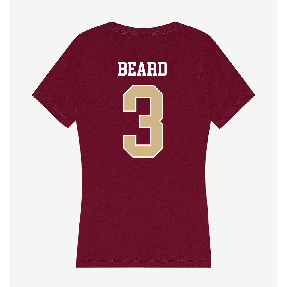 FSU - NCAA Baseball : Trey Beard - Women's V-Neck T-Shirt-1