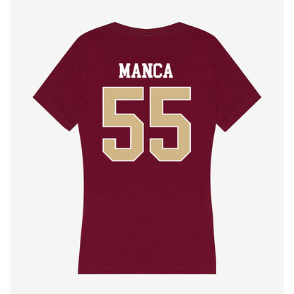 FSU - NCAA Baseball : Payton Manca - Women's V-Neck T-Shirt-1