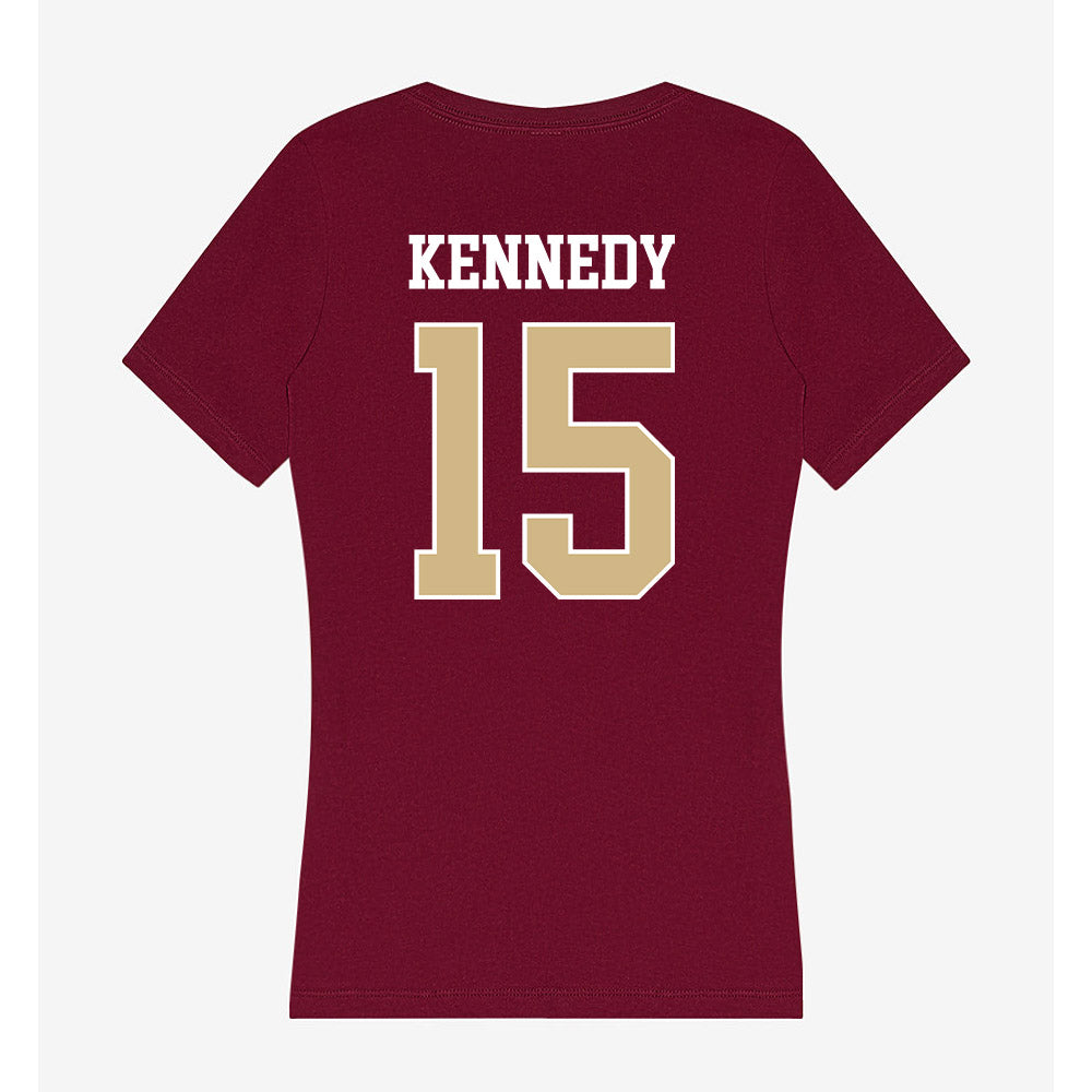 FSU - NCAA Football : Rylan Kennedy - Women's V-Neck T-Shirt-1