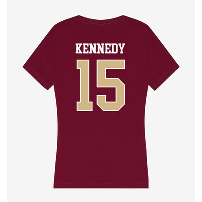 FSU - NCAA Football : Rylan Kennedy - Women's V-Neck T-Shirt-1
