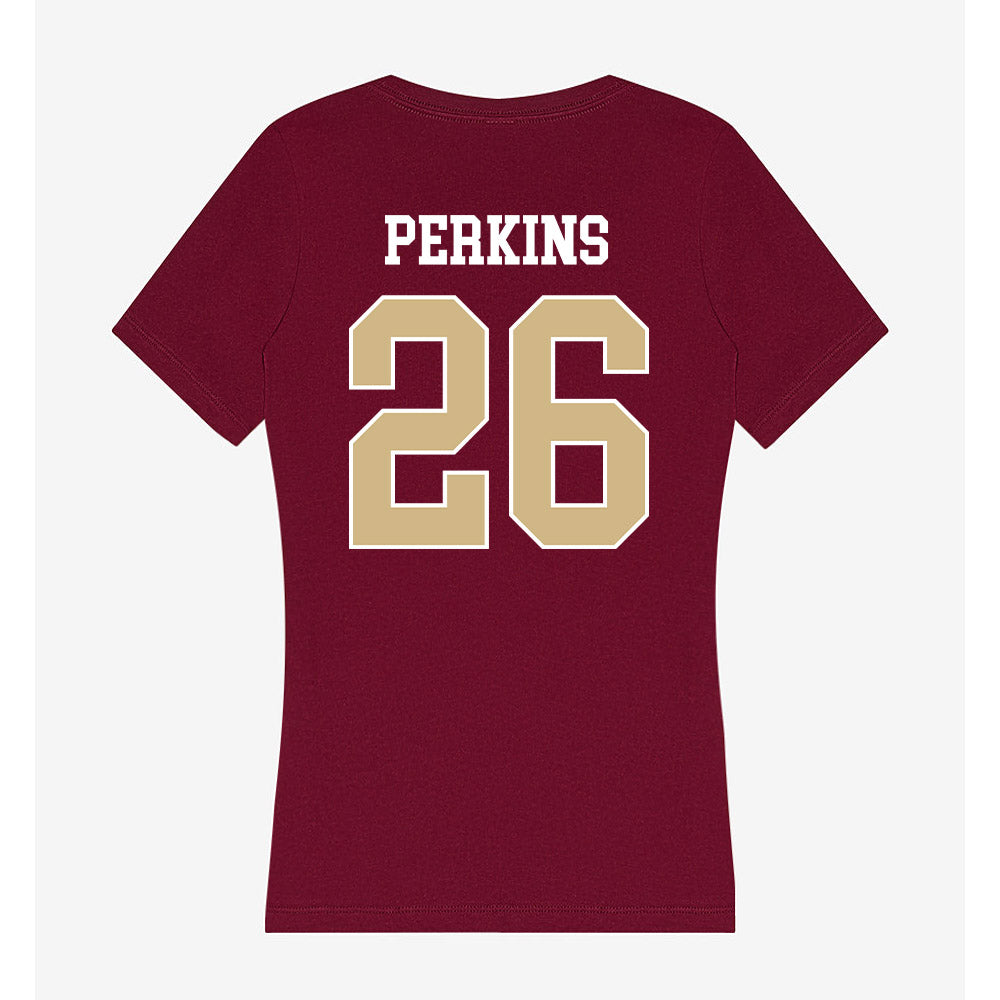 FSU - NCAA Women's Lacrosse : Brynn Perkins - Women's V-Neck T-Shirt-1