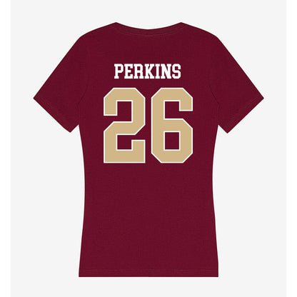 FSU - NCAA Women's Lacrosse : Brynn Perkins - Women's V-Neck T-Shirt-1