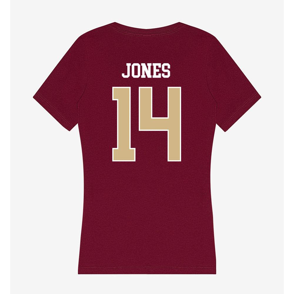 FSU - NCAA Football : Ma'Khi Jones - Women's V-Neck T-Shirt-1