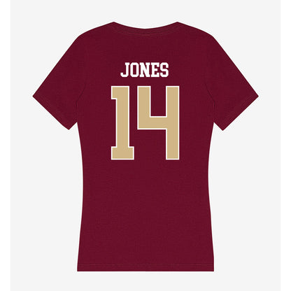 FSU - NCAA Football : Ma'Khi Jones - Women's V-Neck T-Shirt-1