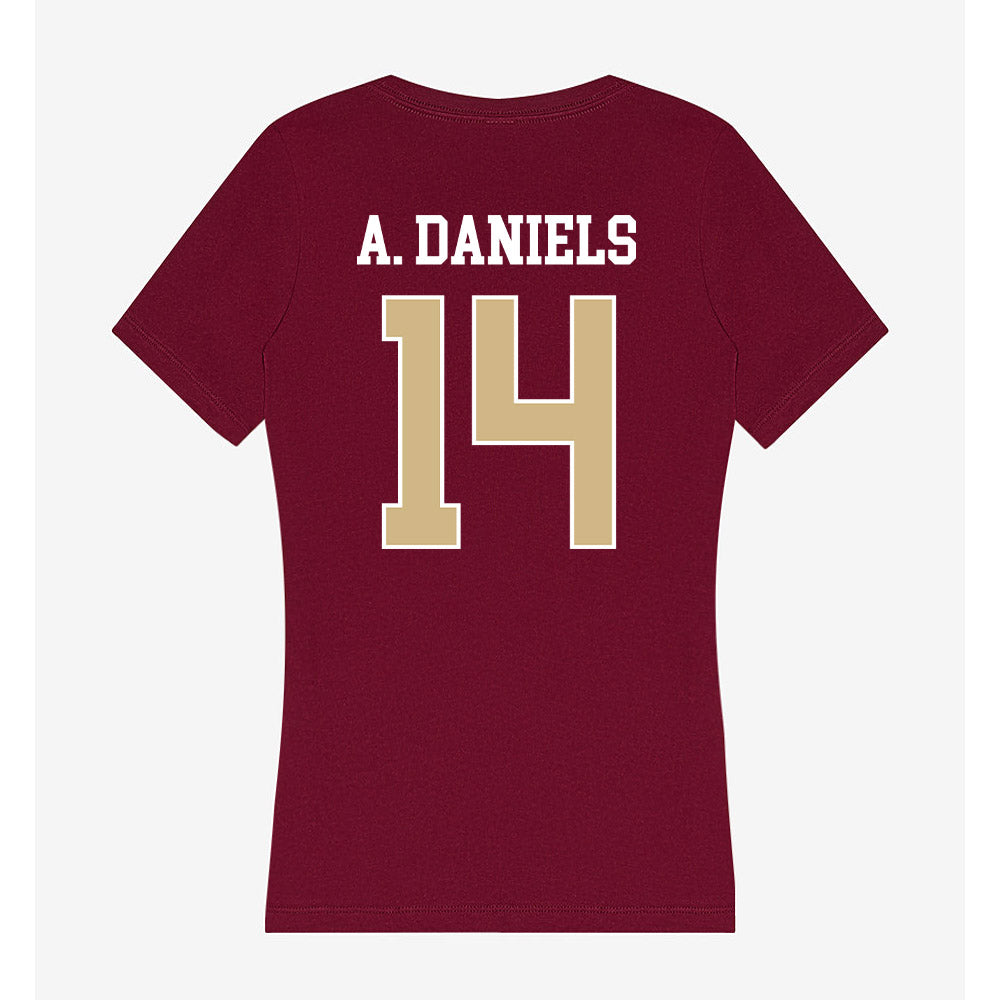 FSU - NCAA Football : Ashton Daniels - Women's V-Neck T-Shirt-1