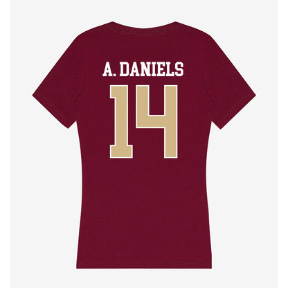 FSU - NCAA Football : Ashton Daniels - Women's V-Neck T-Shirt-1