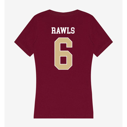 FSU - NCAA Football : Ja'Bril Rawls - Women's V-Neck T-Shirt-1