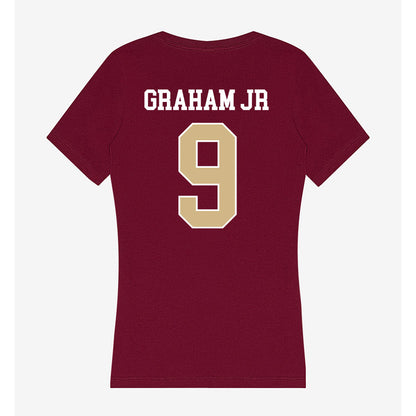 FSU - NCAA Football : Omar Graham Jr - Women's V-Neck T-Shirt-1