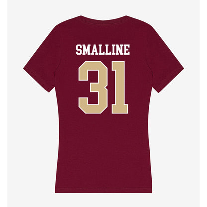 FSU - NCAA Women's Lacrosse : Lexi Smalline - Women's V-Neck T-Shirt-1