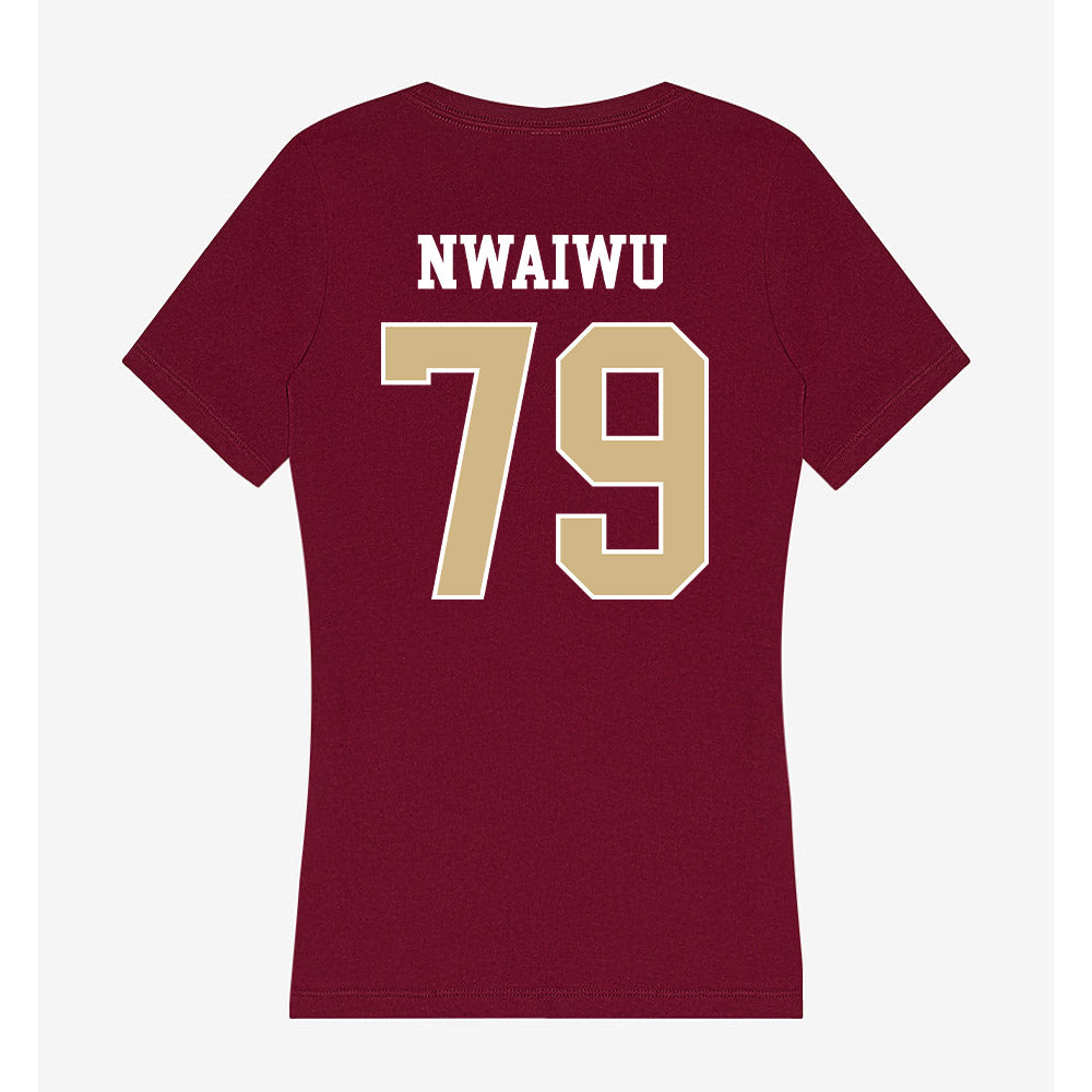 FSU - NCAA Football : Chimdia Nwaiwu - Women's V-Neck T-Shirt-1