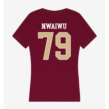 FSU - NCAA Football : Chimdia Nwaiwu - Women's V-Neck T-Shirt-1