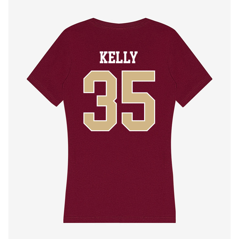 FSU - NCAA Women's Lacrosse : Caroline Kelly - Women's V-Neck T-Shirt-1