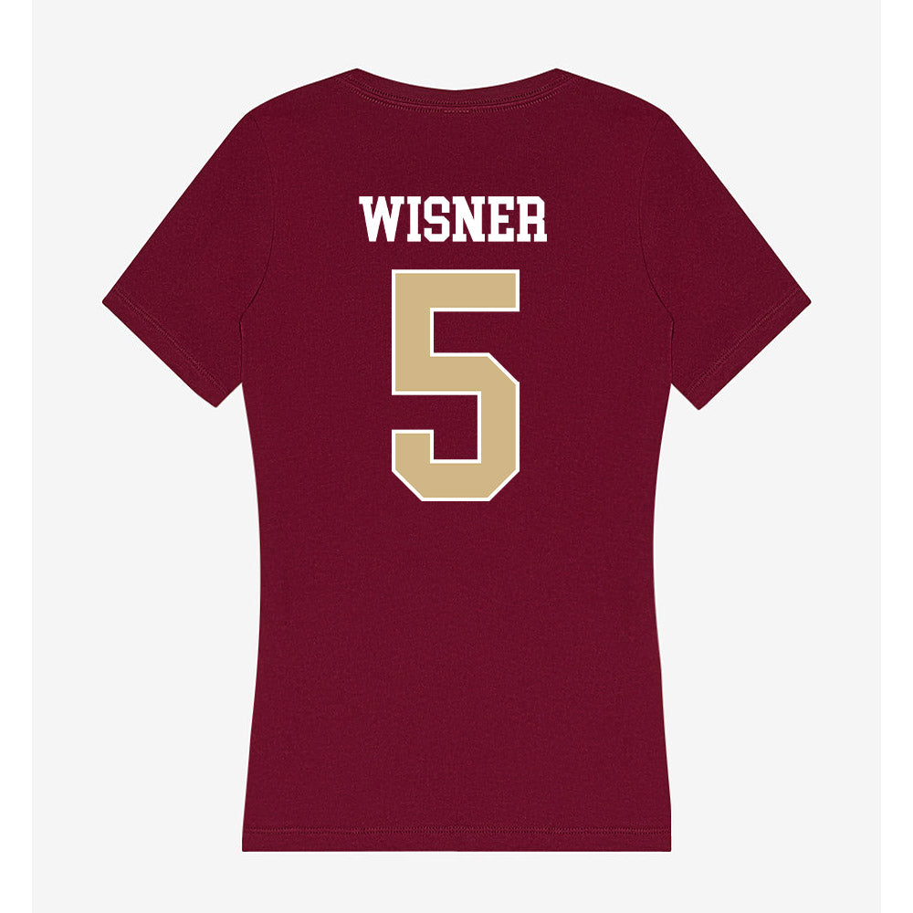 FSU - NCAA Football : Tre Wisner - Women's V-Neck T-Shirt-1