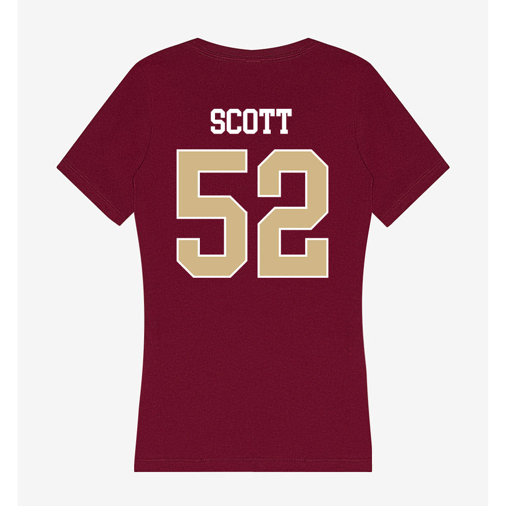 FSU - NCAA Football : Robert Scott - Women's V-Neck T-Shirt-1