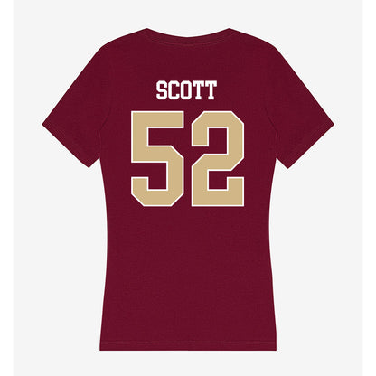 FSU - NCAA Football : Robert Scott - Women's V-Neck T-Shirt-1