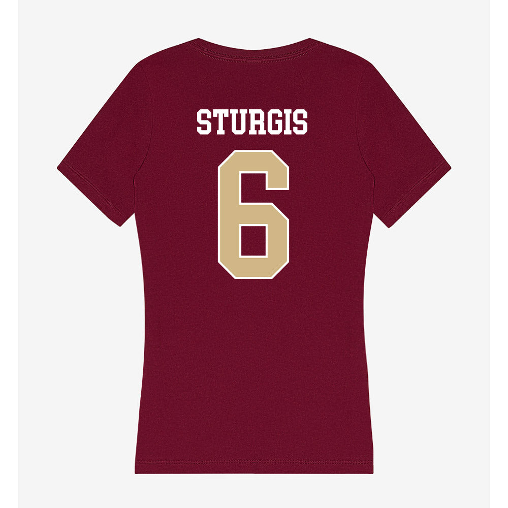 FSU - NCAA Softball : Makenna Sturgis - Women's V-Neck T-Shirt-1