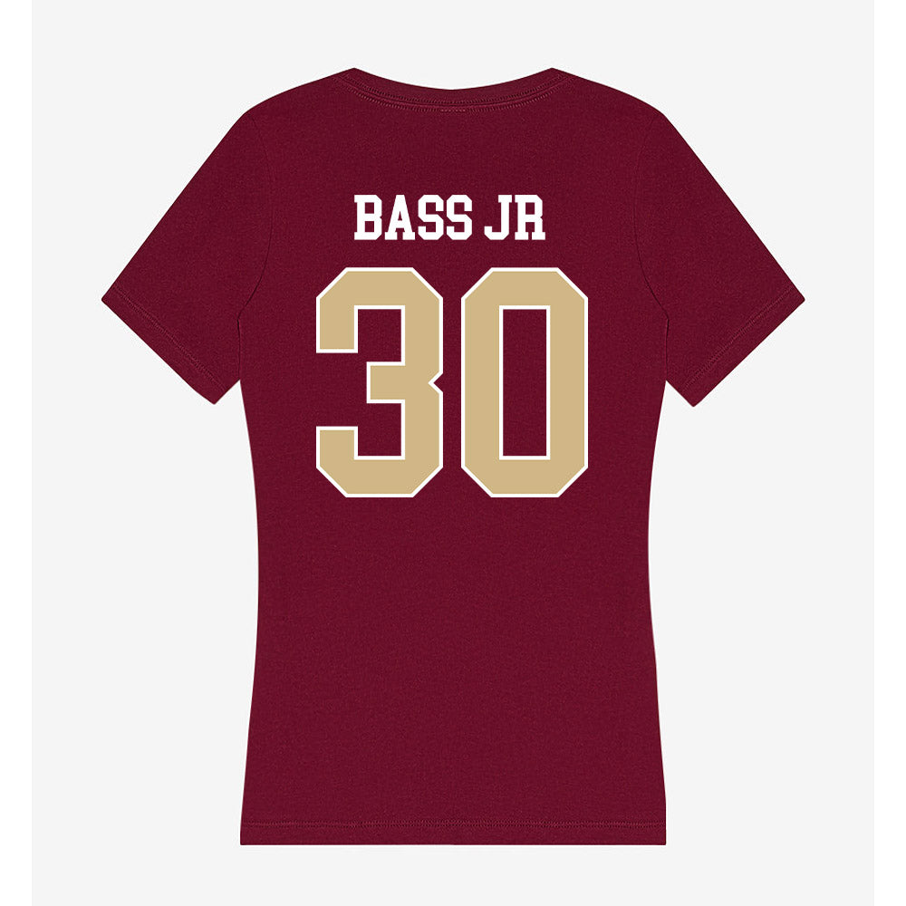 FSU - NCAA Men's Basketball : Brandon Bass Jr - Women's V-Neck T-Shirt-1
