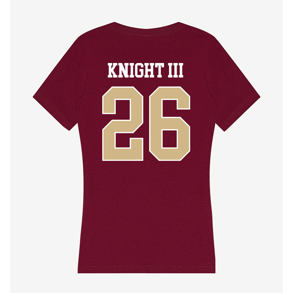FSU - NCAA Football : Ricky Knight III - Women's V-Neck T-Shirt-1
