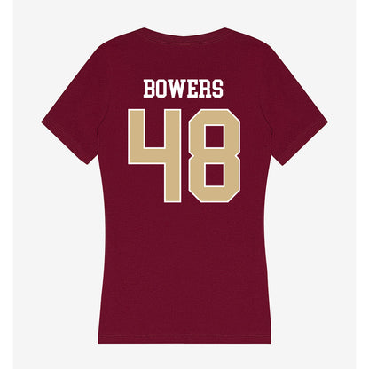 FSU - NCAA Football : Caleb Bowers - Women's V-Neck T-Shirt-1