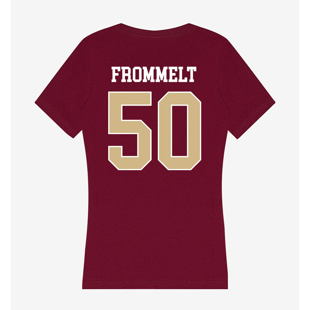 FSU - NCAA Baseball : Kaden Frommelt - Women's V-Neck T-Shirt-1