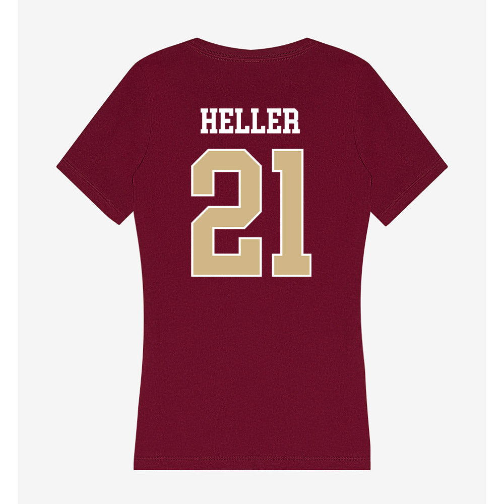 FSU - NCAA Softball : Marin Heller - Women's V-Neck T-Shirt-1