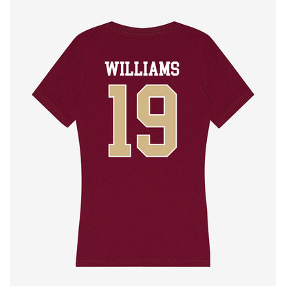 FSU - NCAA Football : Darryon Williams - Women's V-Neck T-Shirt-1