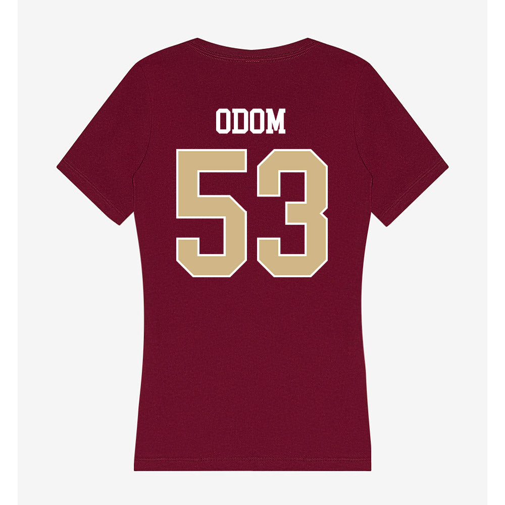 FSU - NCAA Baseball : Cam Odom - Women's V-Neck T-Shirt-1