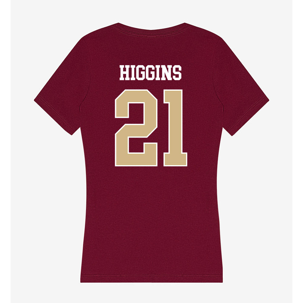 FSU - NCAA Beach Volleyball : Bailey Higgins - Women's V-Neck T-Shirt-1