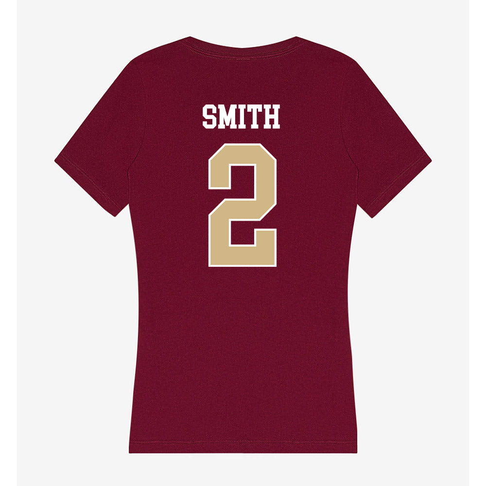 FSU - NCAA Women's Lacrosse : Ruby Smith - Women's V-Neck T-Shirt-1