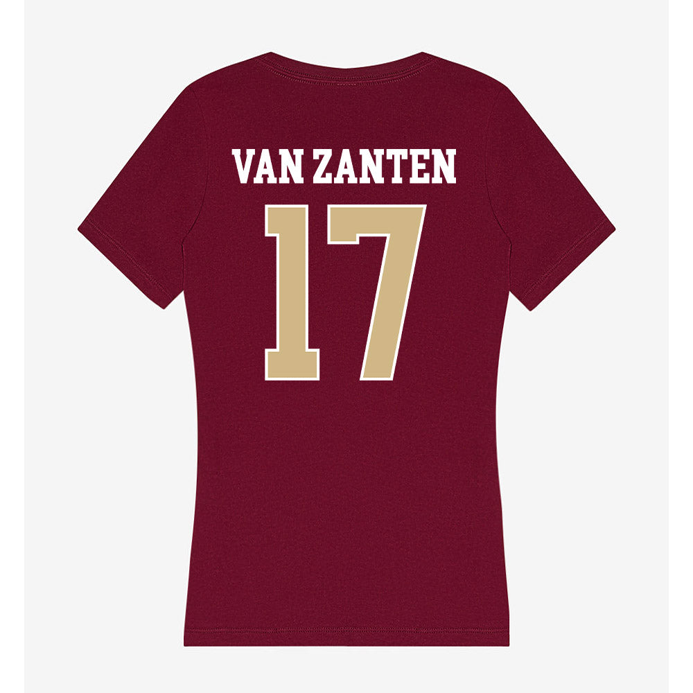 FSU - NCAA Women's Soccer : Amelia Van Zanten - Women's V-Neck T-Shirt-1