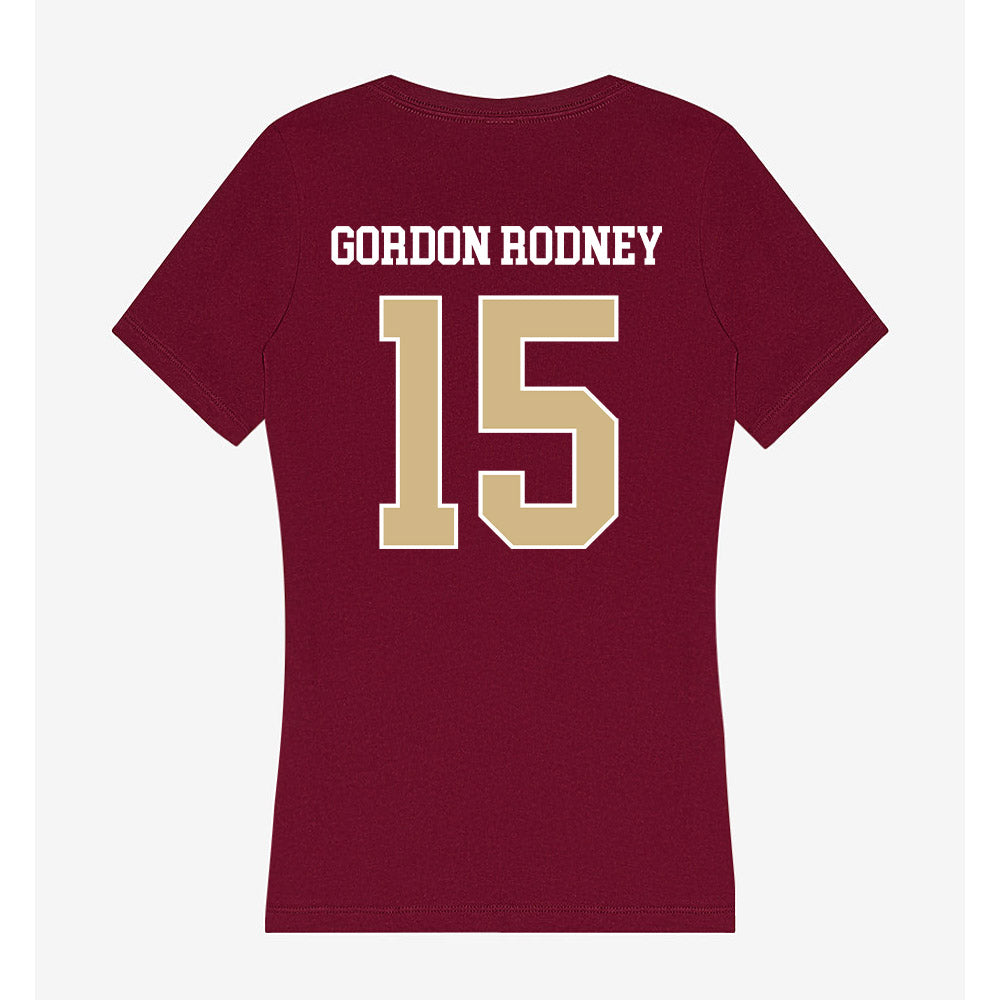FSU - NCAA Women's Soccer : Anniyah Gordon Rodney - Women's V-Neck T-Shirt-1