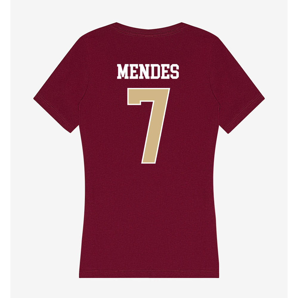 FSU - NCAA Baseball : Wes Mendes - Women's V-Neck T-Shirt-1