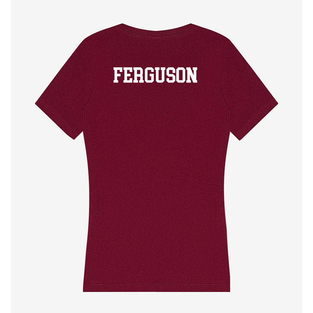 FSU - NCAA Women's Track & Field : Takiyah Ferguson - Women's V-Neck T-Shirt-1
