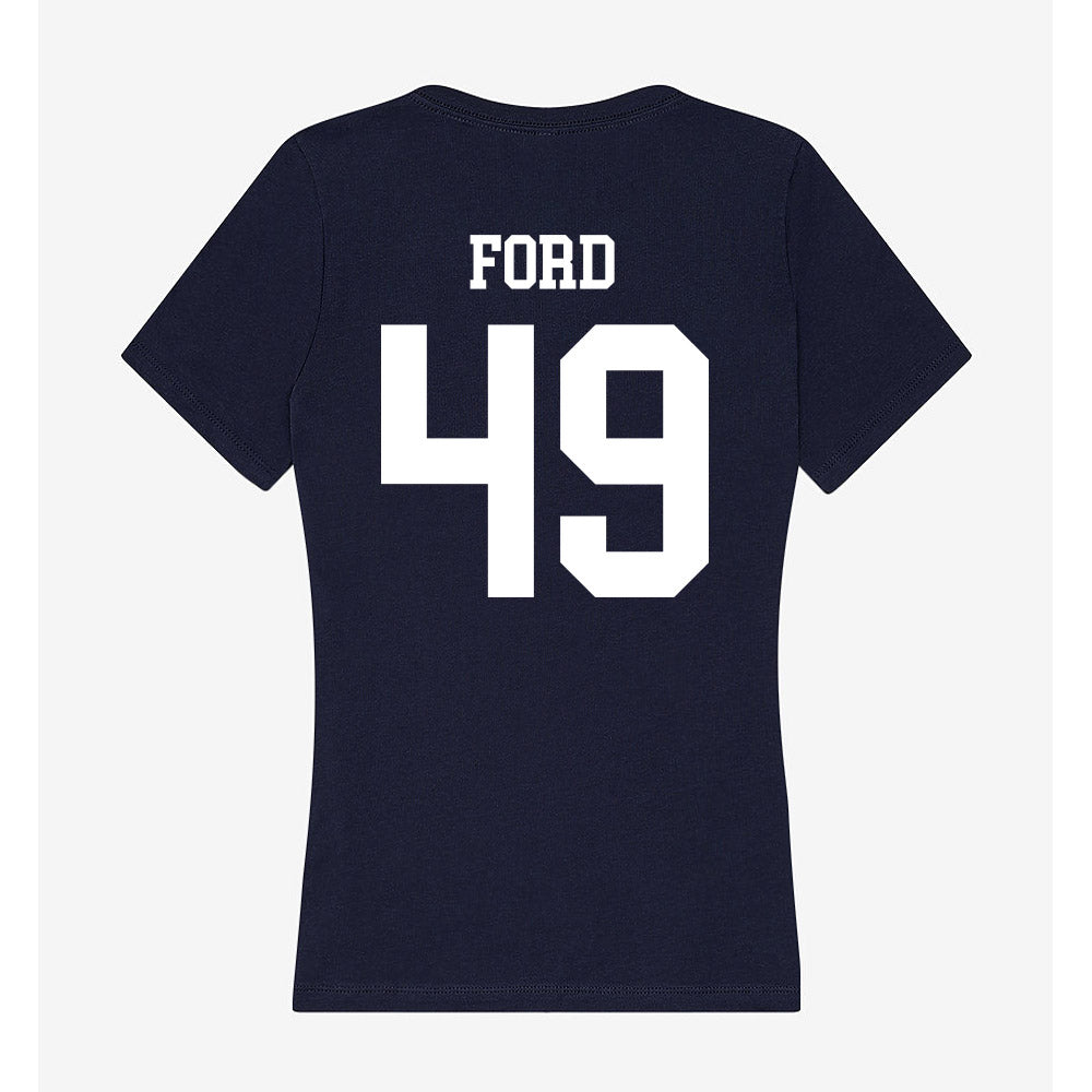 Samford - NCAA Football : Grayson Ford - Women's V-Neck T-Shirt-1