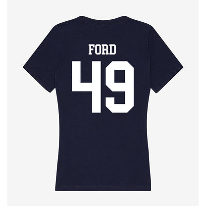 Samford - NCAA Football : Grayson Ford - Women's V-Neck T-Shirt-1