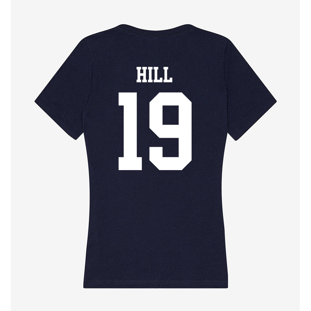 Samford - NCAA Baseball : Cason Hill - Women's V-Neck T-Shirt-1