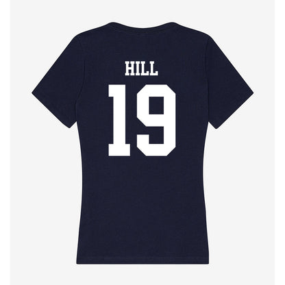 Samford - NCAA Baseball : Cason Hill - Women's V-Neck T-Shirt-1