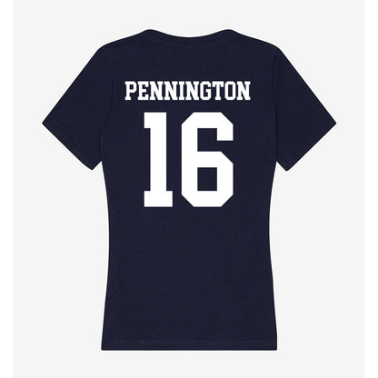 Samford - NCAA Football : Cooper Pennington - Women's V-Neck T-Shirt-1