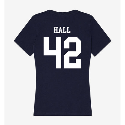 Samford - NCAA Football : Quinten Hall - Women's V-Neck T-Shirt-1