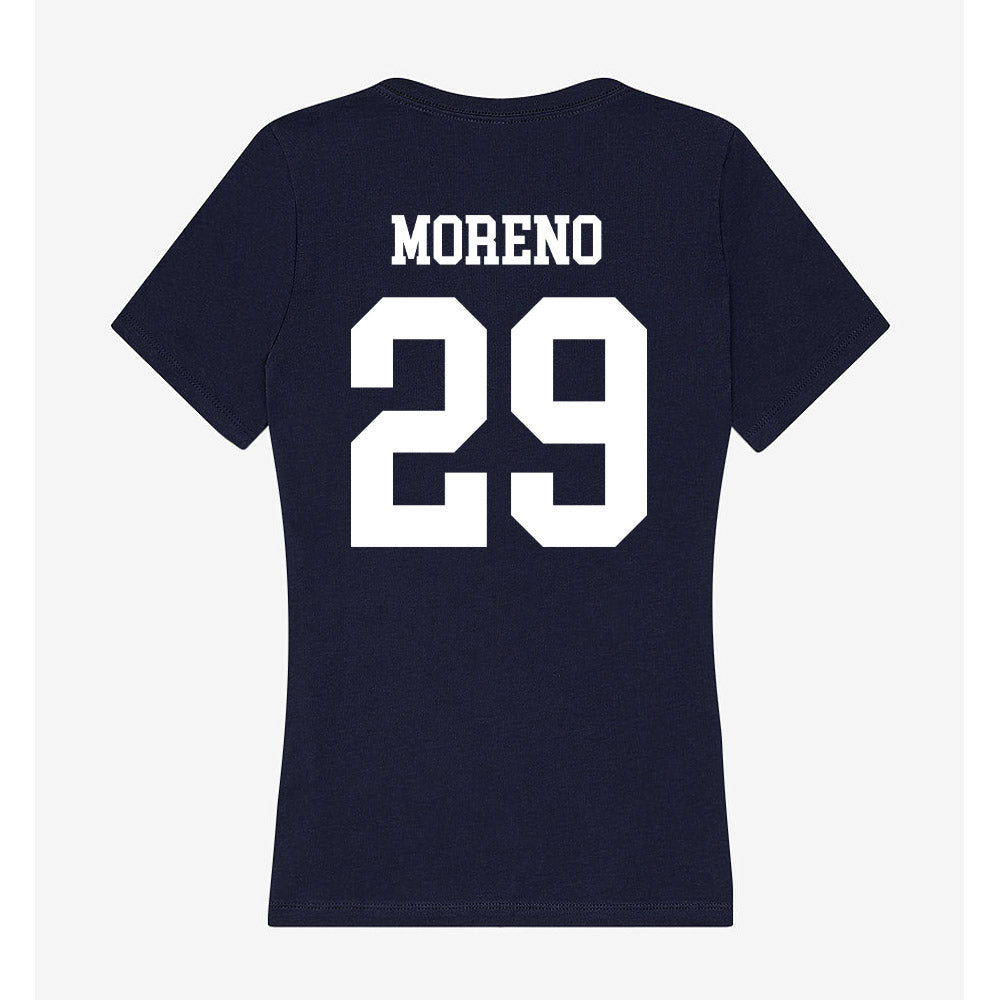 Samford - NCAA Women's Soccer : Isabella Moreno - Women's V-Neck T-Shirt-1